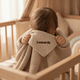 Babydecke personalisiert | Gestrickte Kuscheldecke mit Namen | Stick - Muckelmeister