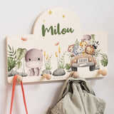 Kindergarderobe Personalisiert - Baby Safari - Muckelmeister