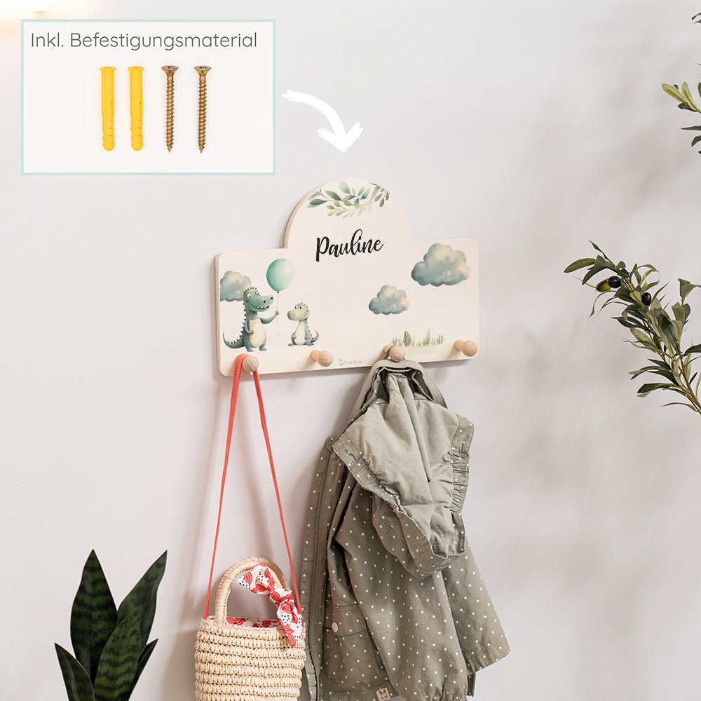 Kindergarderobe Personalisiert - Krokodil - Muckelmeister
