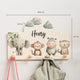Personalisierte Messlatte + Garderobe 