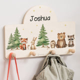Kindergarderobe Personalisiert - Waldtiere - Muckelmeister