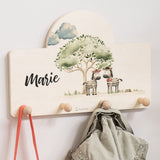 Kindergarderobe Personalisiert - Zebra - Muckelmeister