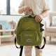 Personalisierter Kinderrucksack mit Name – Löwe, Dino oder Schmetterling | Stick - Muckelmeister