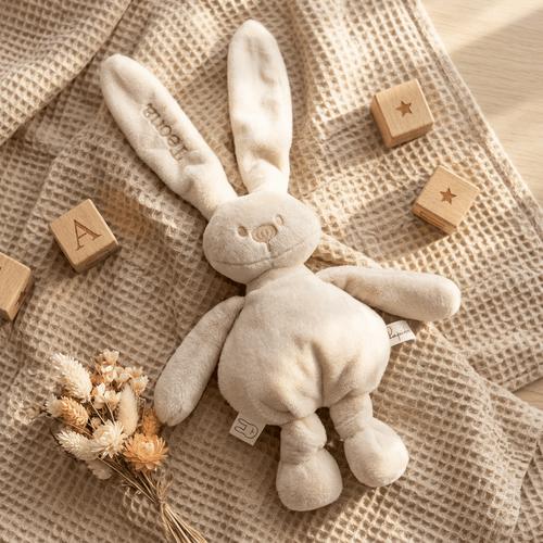 Personalisiertes Kuscheltier Lapidou - Hase | Stick