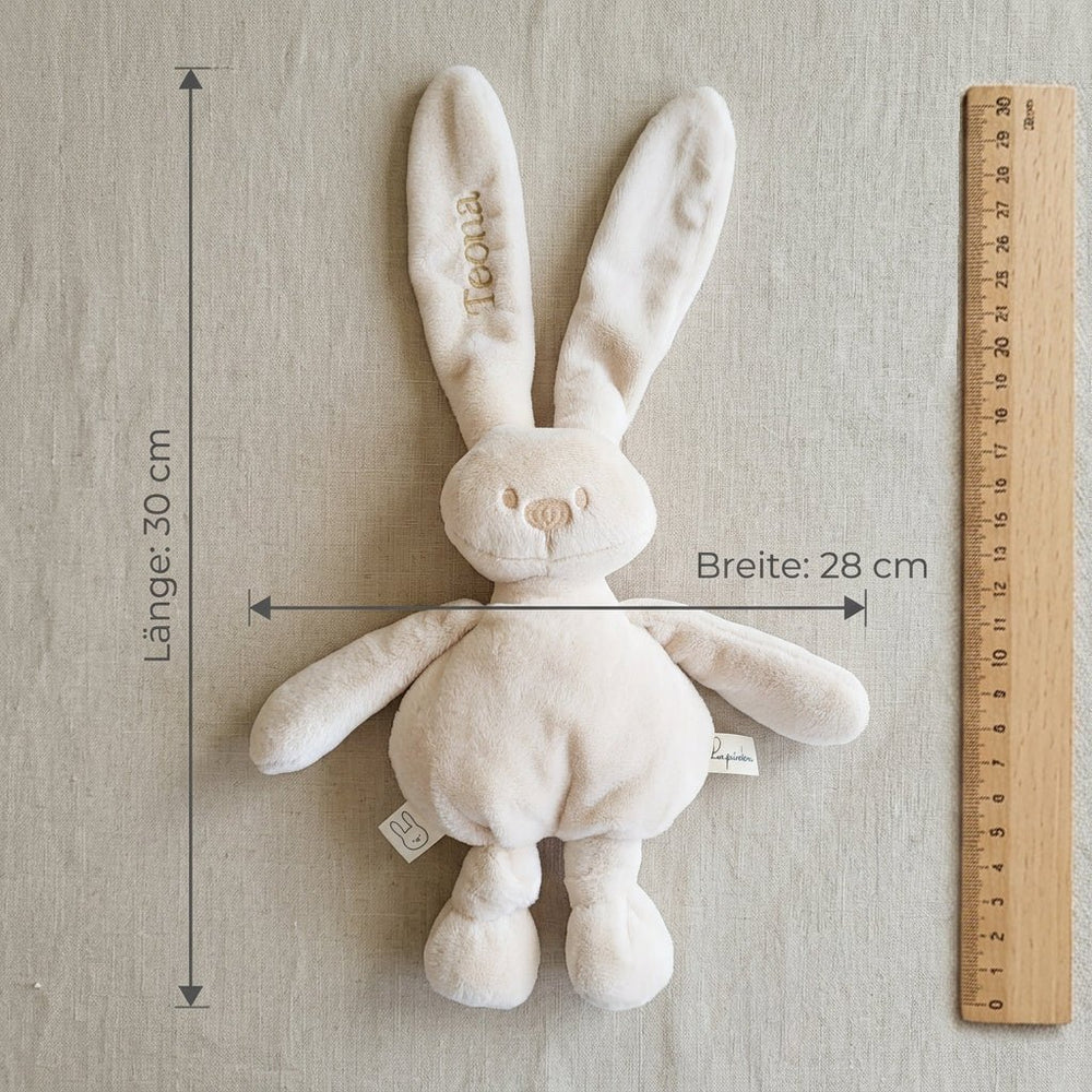 Personalisiertes Kuscheltier Lapidou - Hase | Stick - Muckelmeister