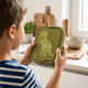 TRIXIE Brotdose personalisiert mit Gravur - Dino, Schmetterling und Löwe - Muckelmeister