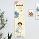 Personalisierte Messlatte + Garderobe - 