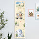 Messlatte Kinder Holz Safari Motive - Muckelmeister