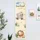 Messlatte Kinder Holz Safari Motive - Muckelmeister