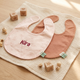 TRIXIE Personalisiertes Lätzchen mit Namen - 2er Pack Hase | Stick - Muckelmeister