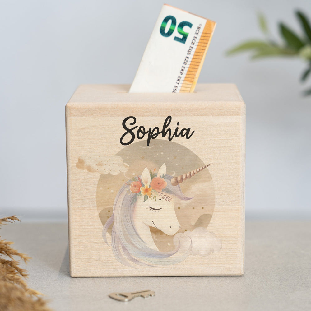 Spardose Personalisiert Einhorn - Muckelmeister
