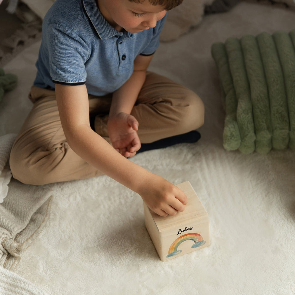 Spardose Personalisiert Regenbögen Boho - Muckelmeister